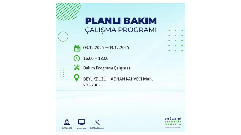 Yarın elektrikler 8 saat boyunca olmayacak: Kesinti listesi açıklandı - Resim: 30