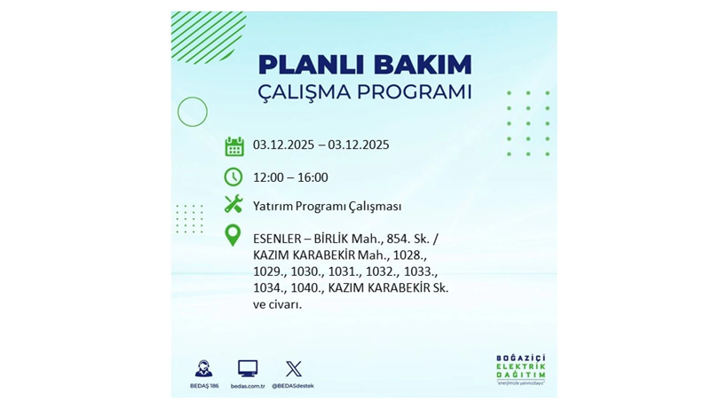 Yarın elektrikler 8 saat boyunca olmayacak: Kesinti listesi açıklandı - Resim: 38