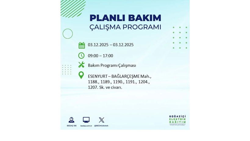 Yarın elektrikler 8 saat boyunca olmayacak: Kesinti listesi açıklandı - Resim: 40