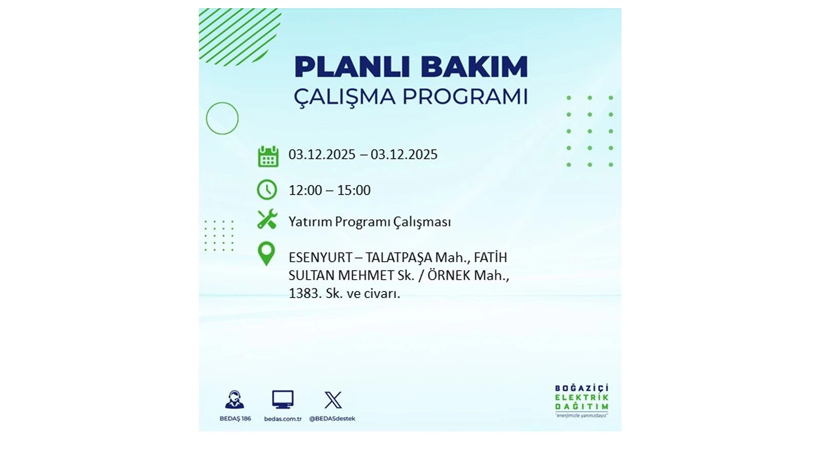 Yarın elektrikler 8 saat boyunca olmayacak: Kesinti listesi açıklandı - Resim: 41