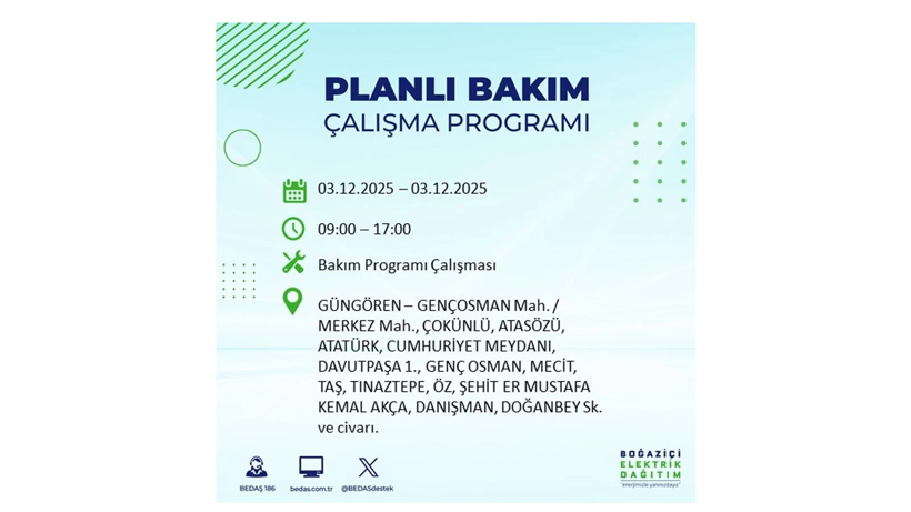 Yarın elektrikler 8 saat boyunca olmayacak: Kesinti listesi açıklandı - Resim: 46