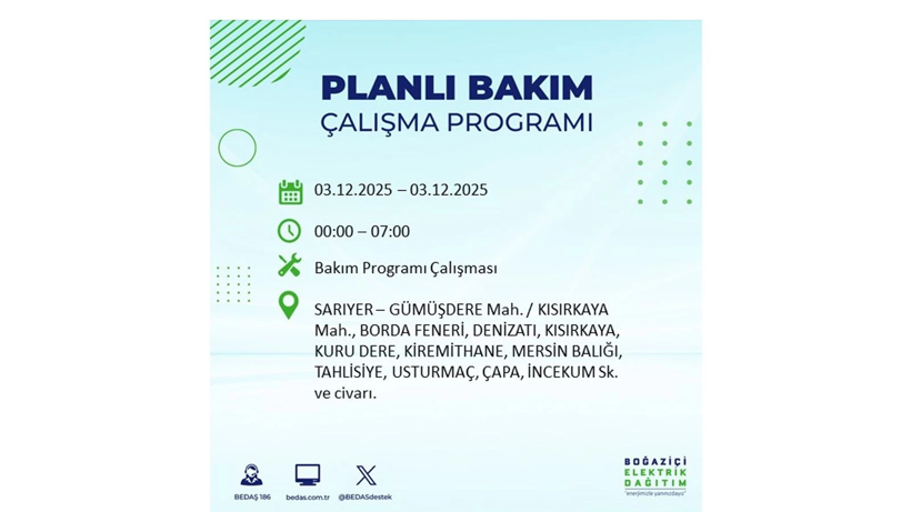 Yarın elektrikler 8 saat boyunca olmayacak: Kesinti listesi açıklandı - Resim: 53