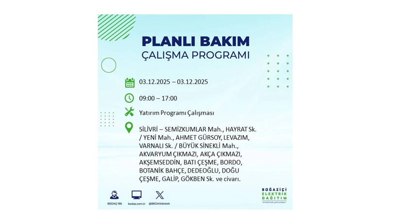 Yarın elektrikler 8 saat boyunca olmayacak: Kesinti listesi açıklandı - Resim: 56