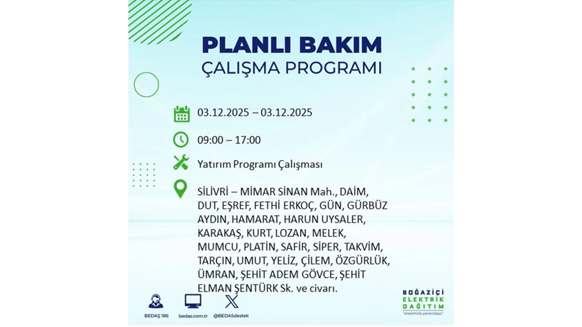 Yarın elektrikler 8 saat boyunca olmayacak: Kesinti listesi açıklandı - Resim: 57