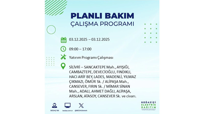 Yarın elektrikler 8 saat boyunca olmayacak: Kesinti listesi açıklandı - Resim: 58