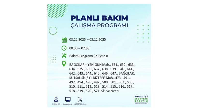 Yarın elektrikler 8 saat boyunca olmayacak: Kesinti listesi açıklandı - Resim: 11