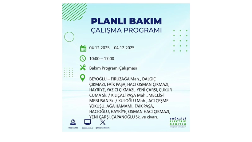 İstanbul’un birçok noktasında elektrikler gidecek: Kesinti listesi açıklandı - Resim: 26