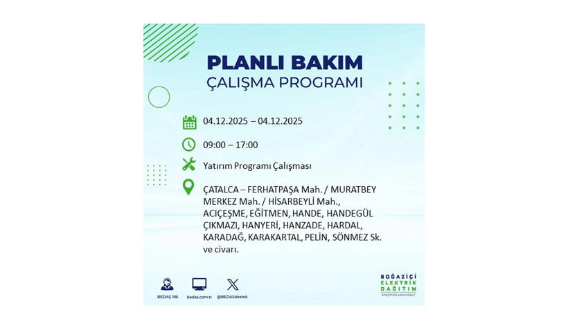 İstanbul’un birçok noktasında elektrikler gidecek: Kesinti listesi açıklandı - Resim: 29