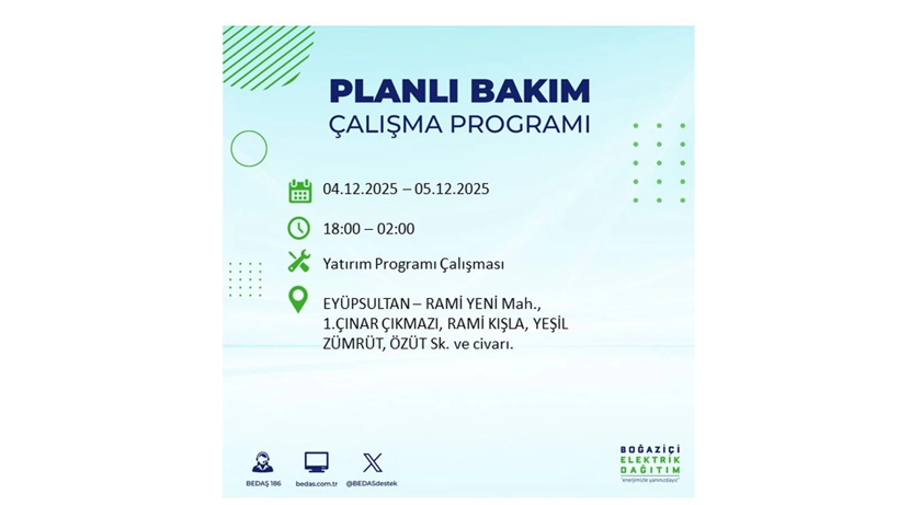 İstanbul’un birçok noktasında elektrikler gidecek: Kesinti listesi açıklandı - Resim: 35