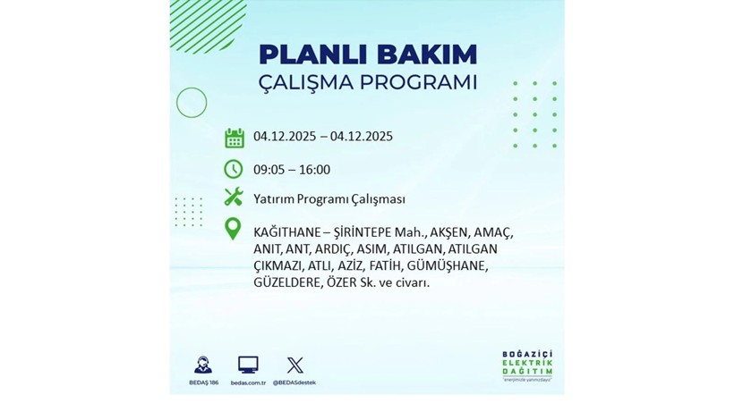 İstanbul’un birçok noktasında elektrikler gidecek: Kesinti listesi açıklandı - Resim: 40