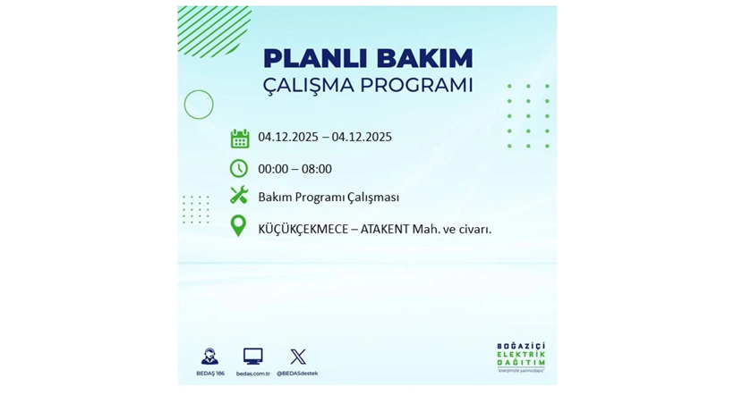 İstanbul’un birçok noktasında elektrikler gidecek: Kesinti listesi açıklandı - Resim: 43