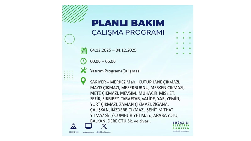 İstanbul’un birçok noktasında elektrikler gidecek: Kesinti listesi açıklandı - Resim: 52