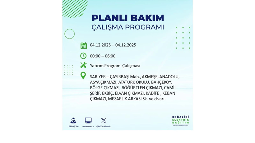 İstanbul’un birçok noktasında elektrikler gidecek: Kesinti listesi açıklandı - Resim: 56