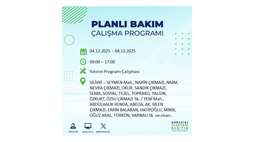 İstanbul’un birçok noktasında elektrikler gidecek: Kesinti listesi açıklandı - Resim: 63