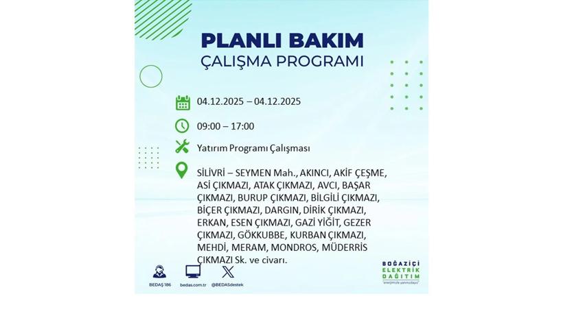 İstanbul’un birçok noktasında elektrikler gidecek: Kesinti listesi açıklandı - Resim: 64