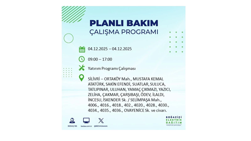 İstanbul’un birçok noktasında elektrikler gidecek: Kesinti listesi açıklandı - Resim: 65
