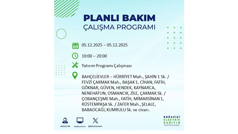 Yarın elektrik kesintisi 10 saat sürecek: Etkilenecek bölgeler açıklandı - Resim: 12