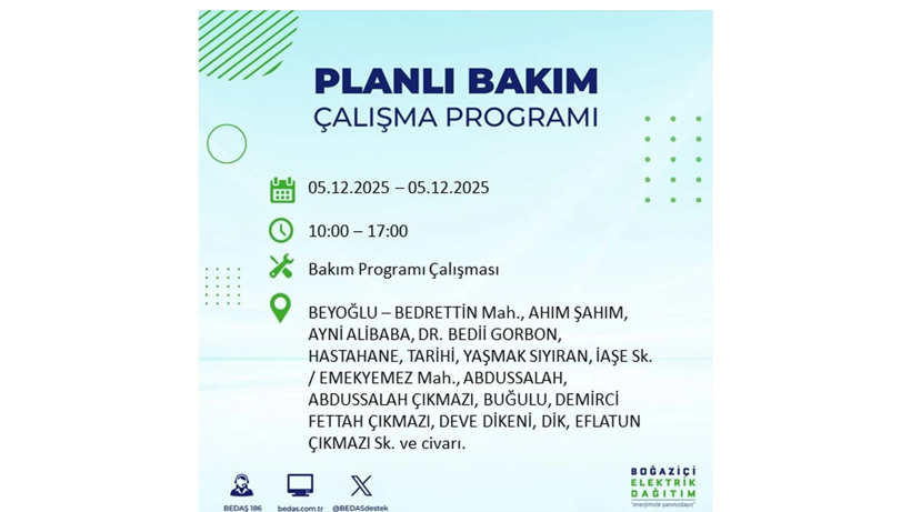 Yarın elektrik kesintisi 10 saat sürecek: Etkilenecek bölgeler açıklandı - Resim: 26