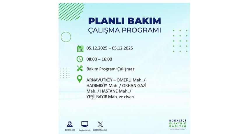 Yarın elektrik kesintisi 10 saat sürecek: Etkilenecek bölgeler açıklandı - Resim: 3