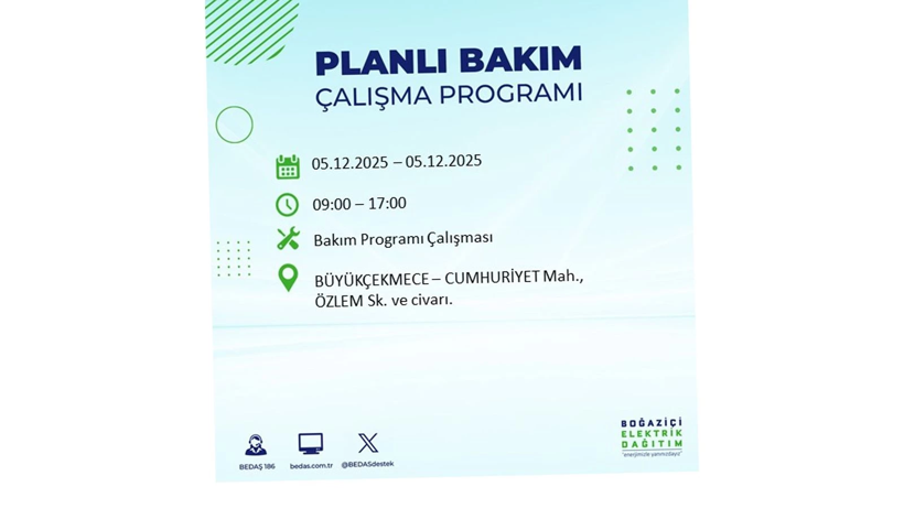 Yarın elektrik kesintisi 10 saat sürecek: Etkilenecek bölgeler açıklandı - Resim: 30