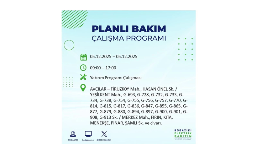 Yarın elektrik kesintisi 10 saat sürecek: Etkilenecek bölgeler açıklandı - Resim: 4