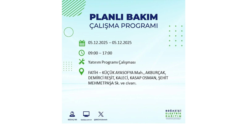 Yarın elektrik kesintisi 10 saat sürecek: Etkilenecek bölgeler açıklandı - Resim: 42