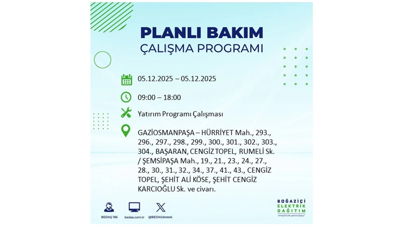 Yarın elektrik kesintisi 10 saat sürecek: Etkilenecek bölgeler açıklandı - Resim: 47