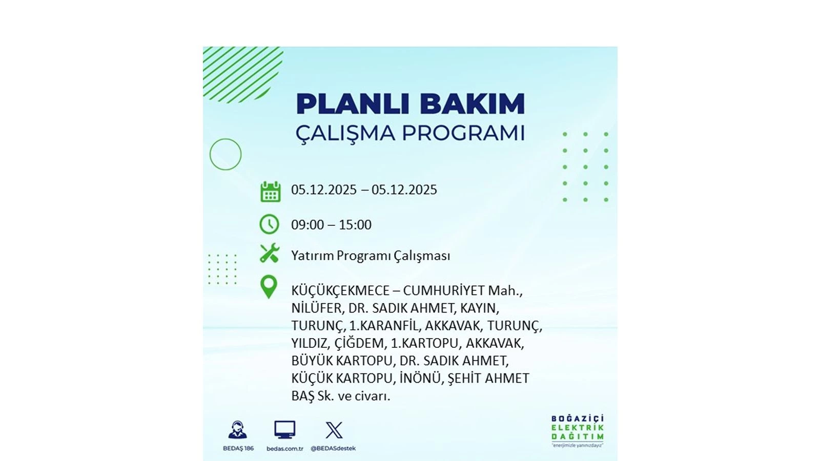 Yarın elektrik kesintisi 10 saat sürecek: Etkilenecek bölgeler açıklandı - Resim: 54