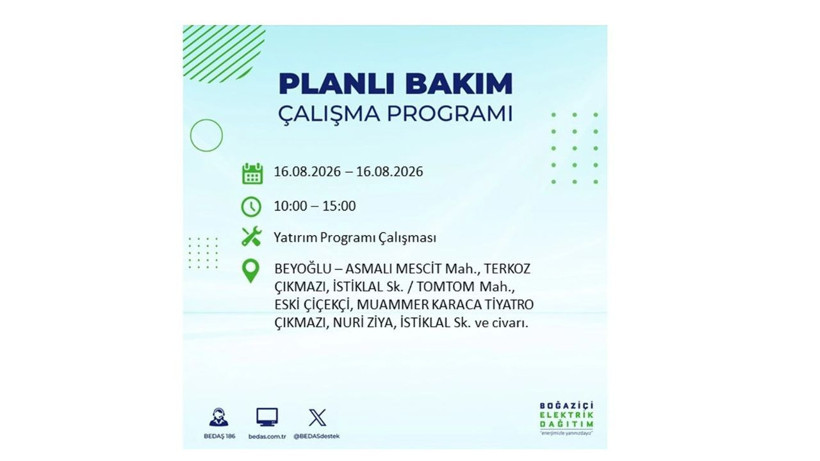 İstanbul 16 Ağustos kesintisi programı: O ilçelerde saatlerce elektrik olmayacak! - Resim: 3