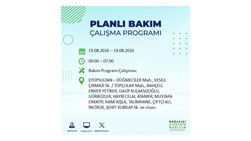 İstanbul 19 Ağustos kesintisi programı: O ilçelerde saatlerce elektrik olmayacak! - Resim: 15
