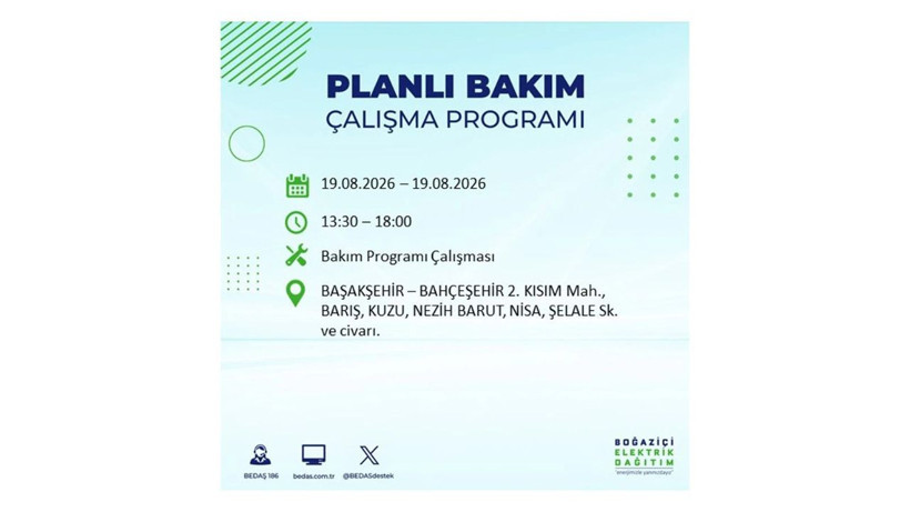 İstanbul 19 Ağustos kesintisi programı: O ilçelerde saatlerce elektrik olmayacak! - Resim: 5