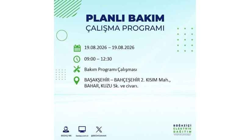İstanbul 19 Ağustos kesintisi programı: O ilçelerde saatlerce elektrik olmayacak! - Resim: 6