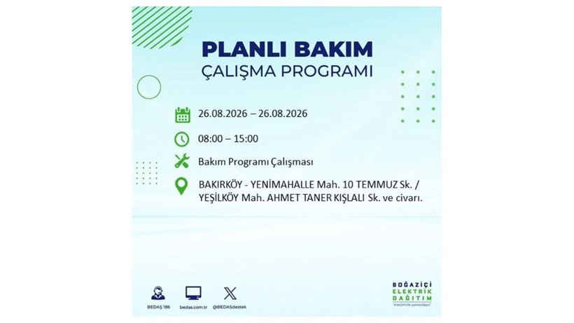 İstanbul 26 Ağustos kesintisi programı: O ilçelerde saatlerce elektrik olmayacak! - Resim: 13