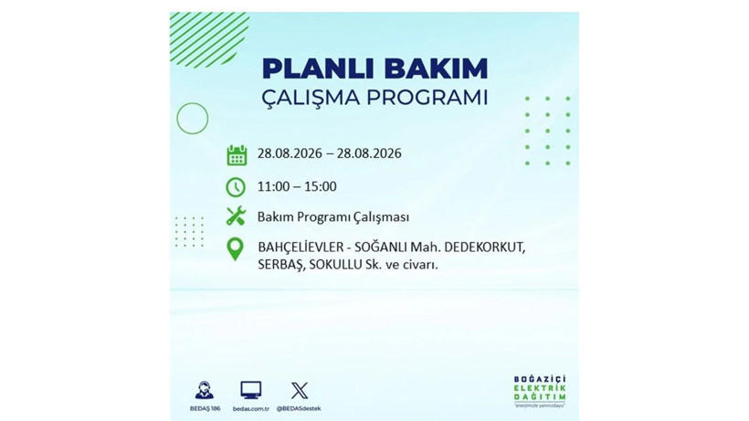 İstanbul 28 Ağustos kesintisi programı: O ilçelerde saatlerce elektrik olmayacak! - Resim: 10