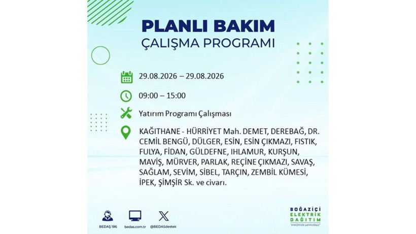 İstanbul 29 Ağustos kesintisi programı: O ilçelerde saatlerce elektrik olmayacak! - Resim: 18
