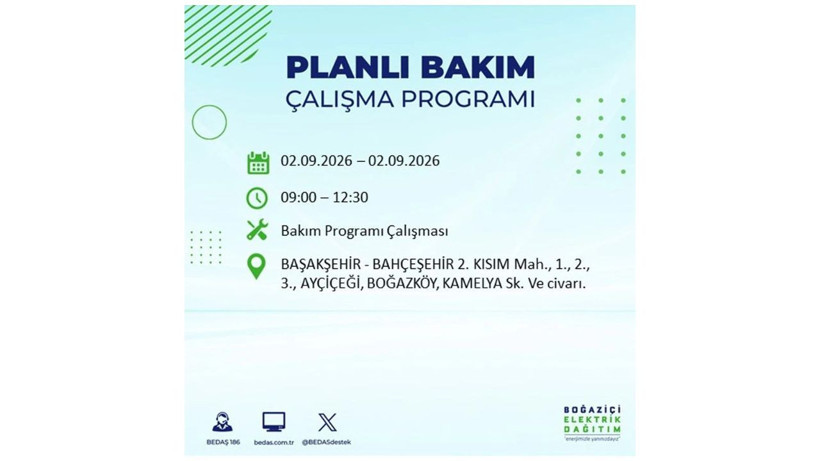 İstanbul 2 Eylül kesintisi programı: O ilçelerde saatlerce elektrik olmayacak! - Resim: 15