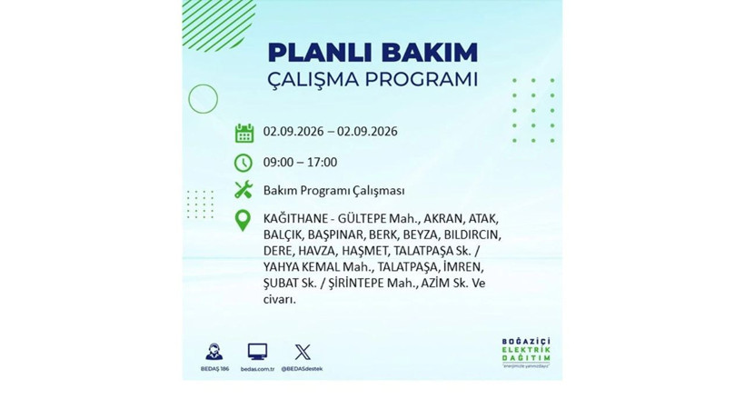 İstanbul 2 Eylül kesintisi programı: O ilçelerde saatlerce elektrik olmayacak! - Resim: 31