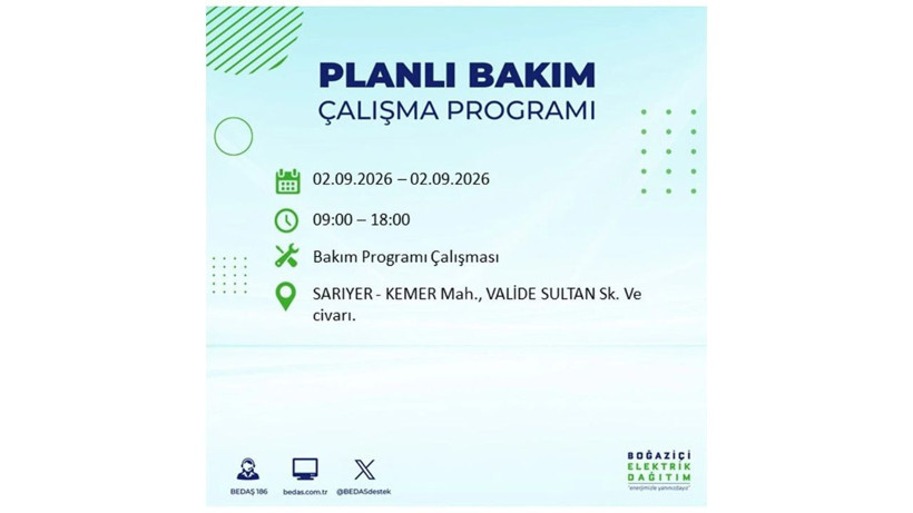 İstanbul 2 Eylül kesintisi programı: O ilçelerde saatlerce elektrik olmayacak! - Resim: 38