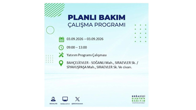 İstanbul 3 Eylül kesintisi programı: O ilçelerde saatlerce elektrik olmayacak! - Resim: 7