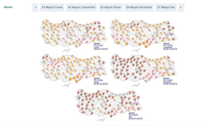 Meteoroloji uyardı: Kavurucu sıcaklar başlıyor, o iller yazı yaşayacak! - Resim: 17