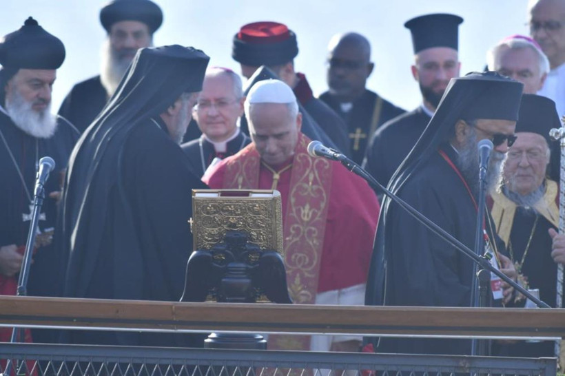 Dünyanın gözü İznik'te! Papa 14. Leo, tarihi bazilikada ayin yönetti! - Resim: 11