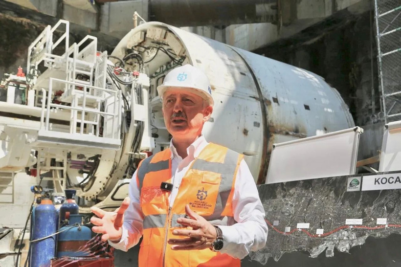 Kocaeli’de Tarihi Gün: Körfezray Metrosu’nda TBM’ler Tünel Açmaya Başladı - Resim : 1