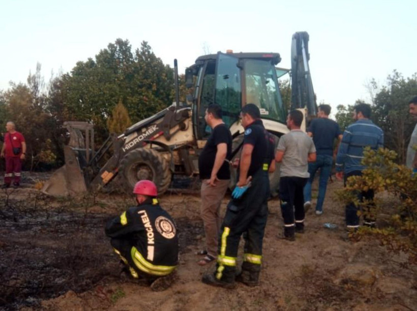 Kocaeli'de yangın: Trafo patladı, ormanlık alan kül oldu... - Resim: 3