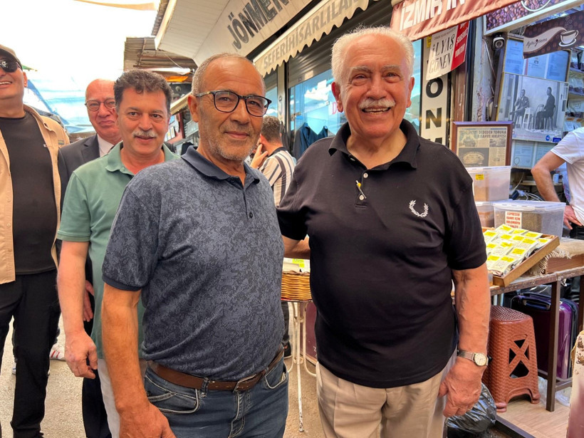 Doğu Perinçek Kemeraltı esnafıyla buluştu: "Esnafımıza sahip çıkacağız" - Resim : 2
