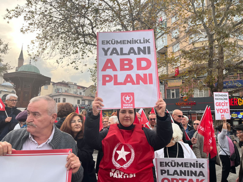 İznik’te ekümenik toplantıya Vatan Partisinden sert tepki: Bu meydan okumaya izin vermeyiz - Resim : 3