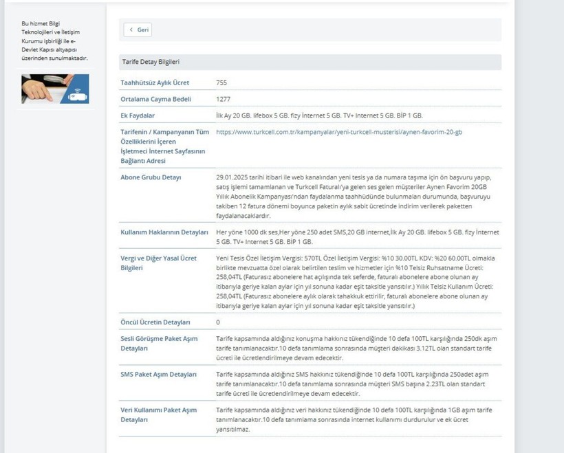 Telefon ve internet tarifelerinde yeni dönem: E-Devlet’te kıyasla, en avantajlısını seç - Resim: 5