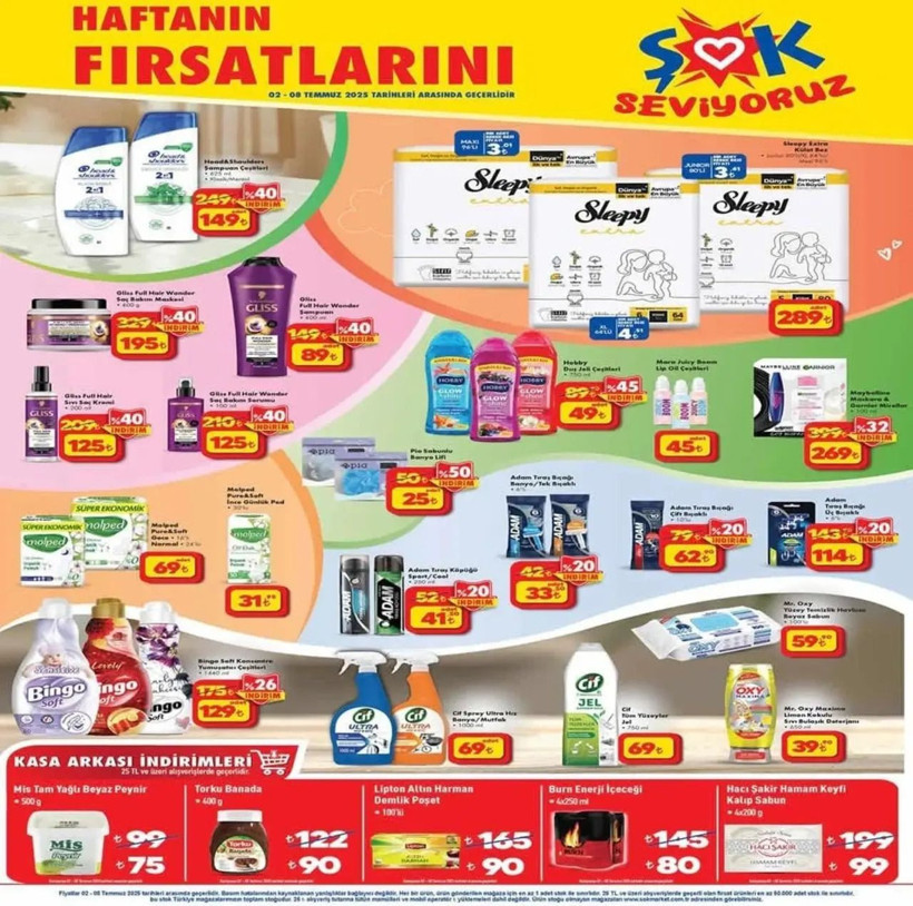 ŞOK market 2 Temmuz Çarşamba fırsatları raflarda: İndirimli ürünler listesi yayımlandı! - Resim: 4