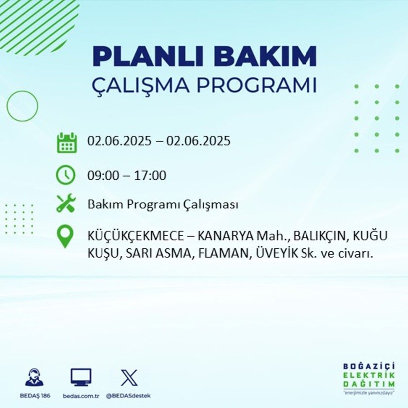 BEDAŞ duyurdu: Yarın karanlığa hazır olun! Elektrikler saatlerce kesilecek - Resim: 44