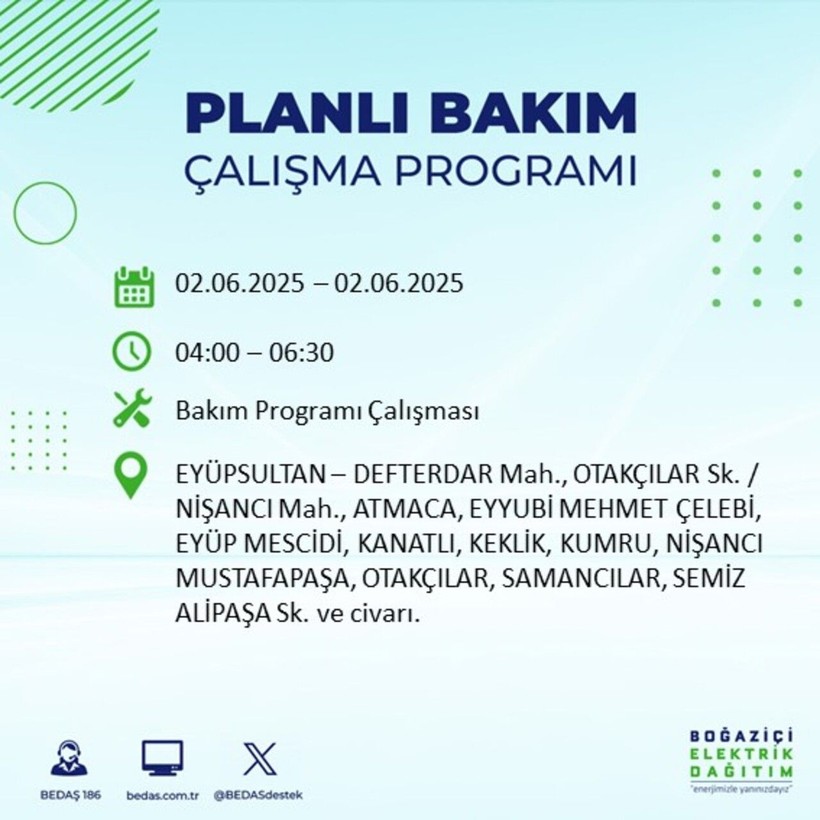 BEDAŞ duyurdu: Yarın karanlığa hazır olun! Elektrikler saatlerce kesilecek - Resim: 31