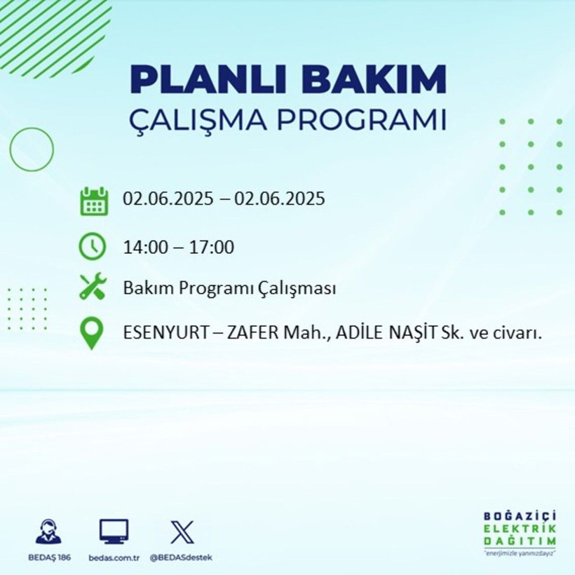 BEDAŞ duyurdu: Yarın karanlığa hazır olun! Elektrikler saatlerce kesilecek - Resim: 25